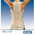 Cinta Dorsolombar Semi-Rígida Lumbitron Forte Orliman