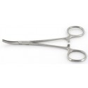 Pinça Mosquito Curva com Dentes 12,5 cm