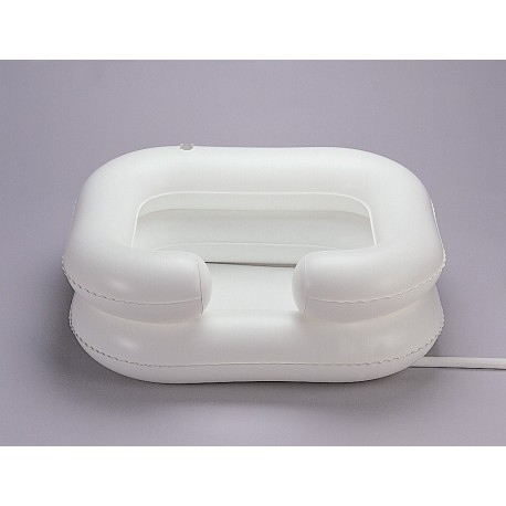 Lava-cabeças insuflável para cama