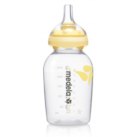 Frasco para Leite Materno 250 ml com Tetina de fluxo médio Medela