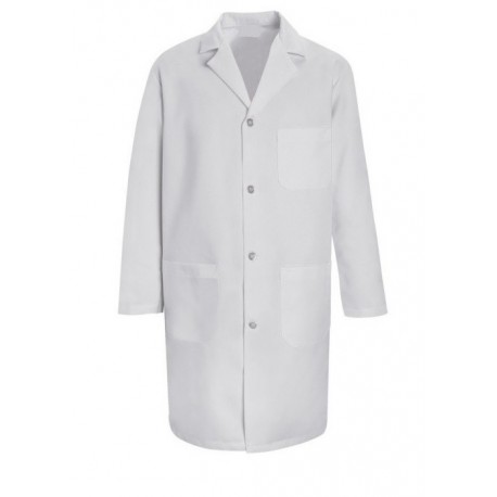 Bata branca com manga comprida