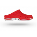 Soca Clog Branco/Vermelho Wock