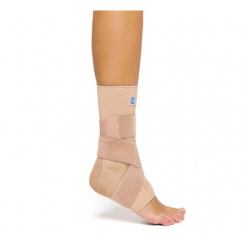 Pé elástico estabilizador com banda elástica em oito