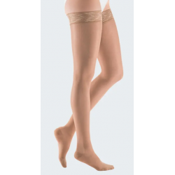 Mediven Sheer & Soft AG até à coxa com banda de fixação