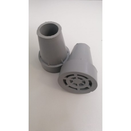Ponteira para canadiana 16 mm borracha preta
