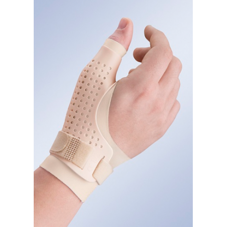 Ortótese forrada postural de polegar transpirável