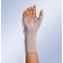 Pulso elástico comprido aberto com tala flexivel palmar e polegar amovível Orliman