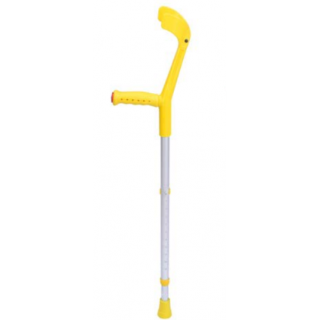 Canadiana de haste integral com aro articulado e punho macio amarelo Orthos XXI