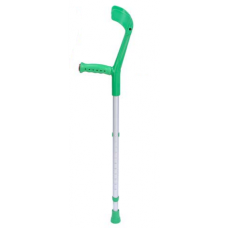 Canadiana de haste integral com aro articulado e punho macio verde