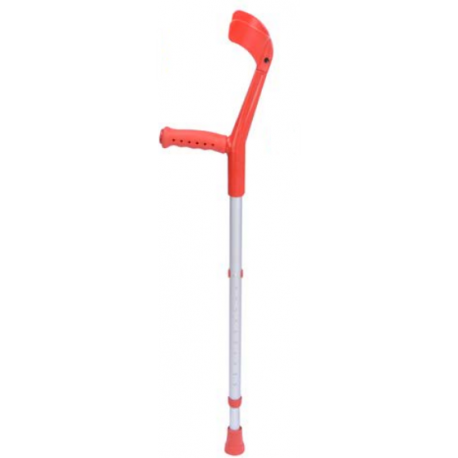 Canadiana de haste integral com aro articulado e punho macio vermelho