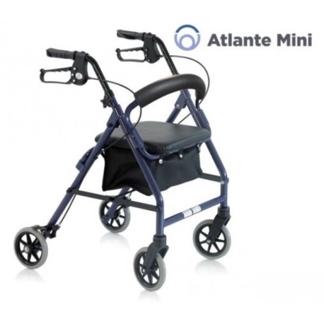 Andarilho Atlante Mini Dobrável 4 Rodas Moretti