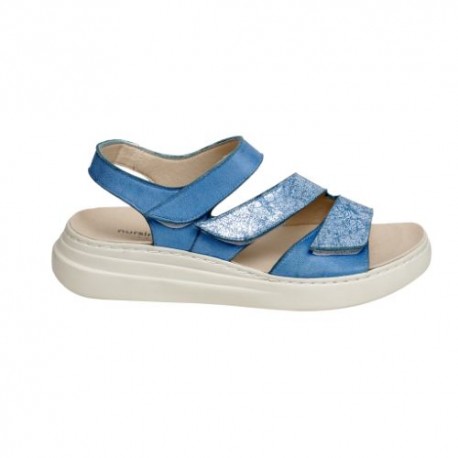 Sandália Pavia Azul Brilhante