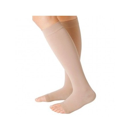 Juzo Soft AD até ao joelho Classe 2 Amêndoa